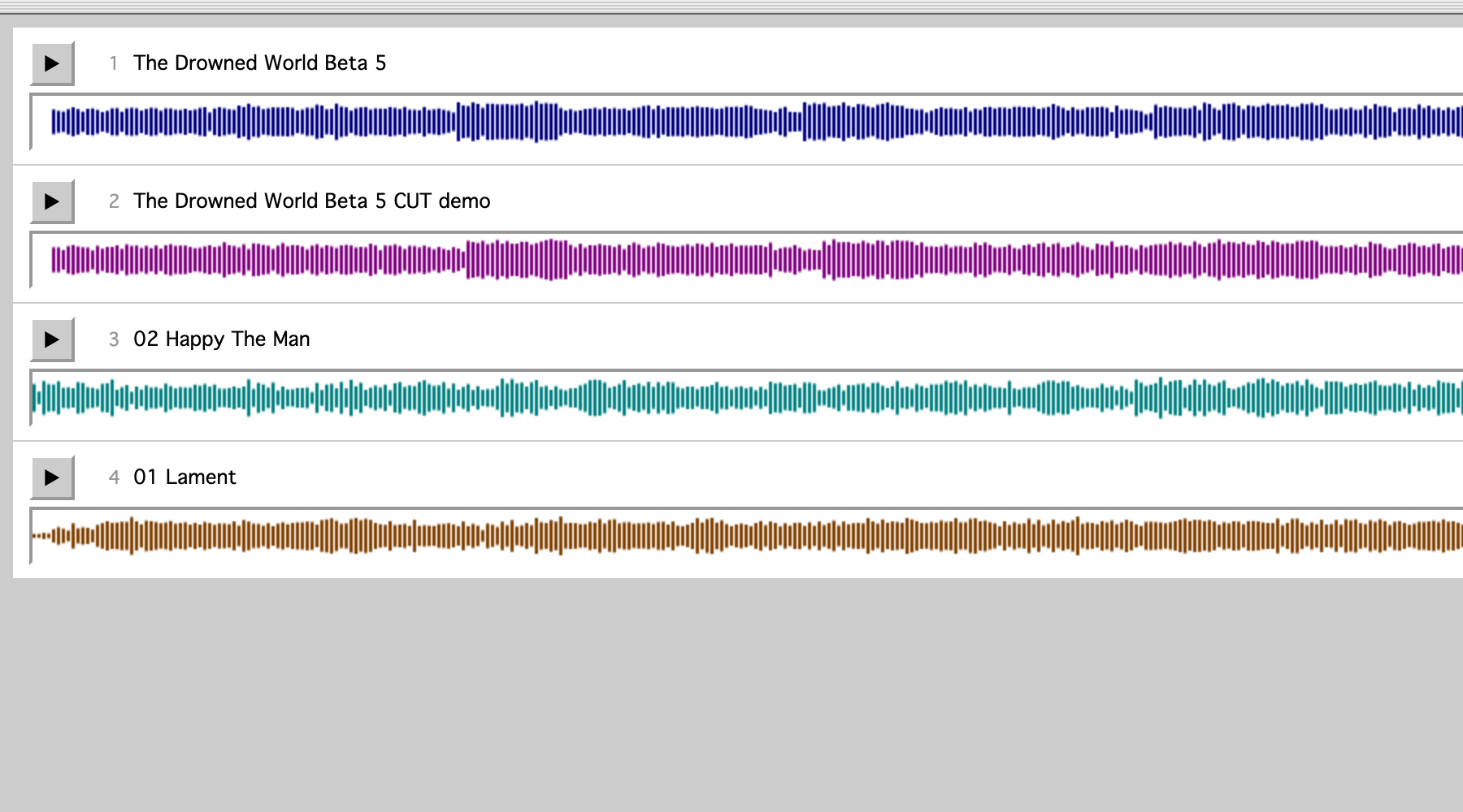 Playlist project